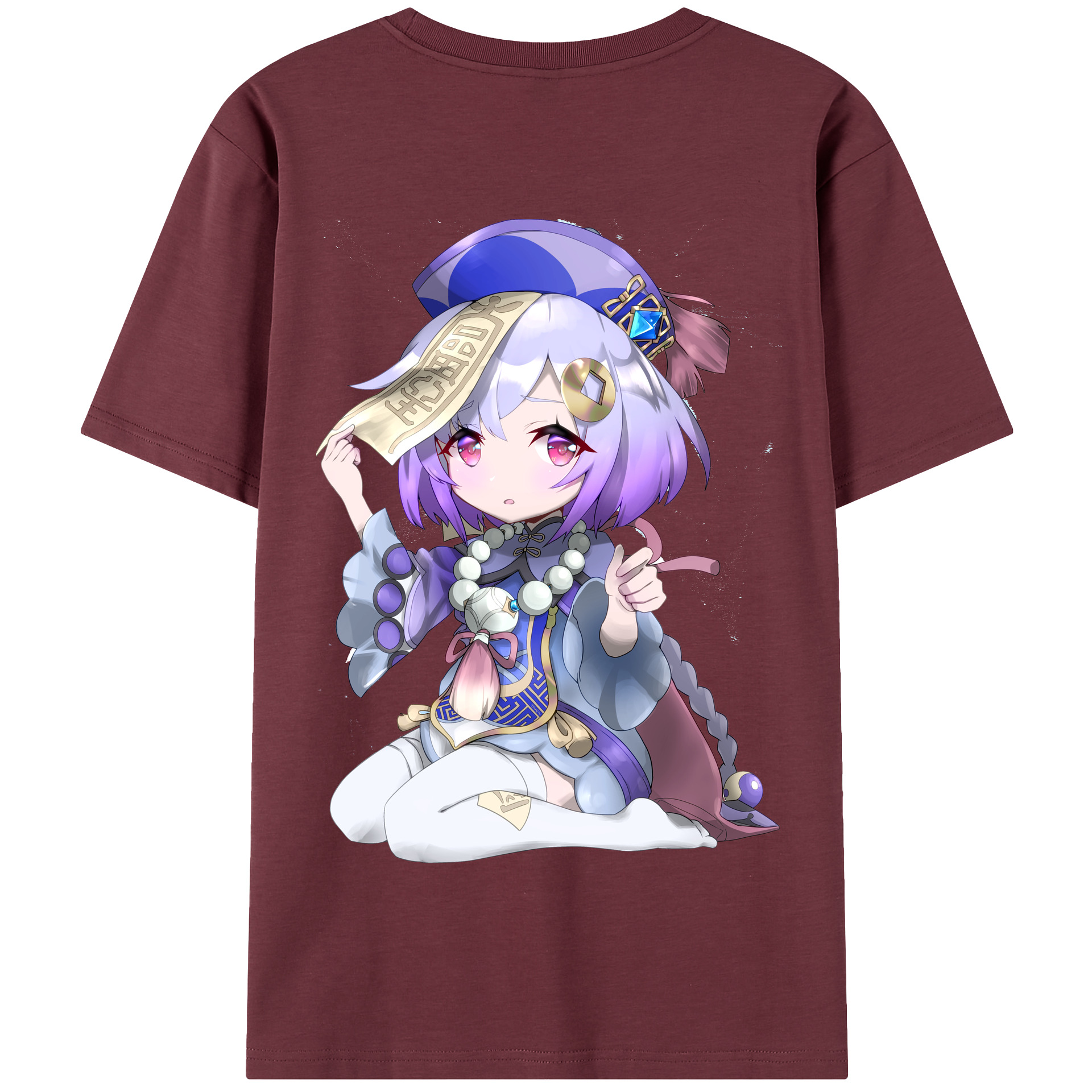 げんし神 七七 なな  genshin Nana 綿100％半袖Tシャツ（背面プリント）